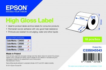 รูปภาพสำหรับหมวดหมู่ High Gloss Labels
