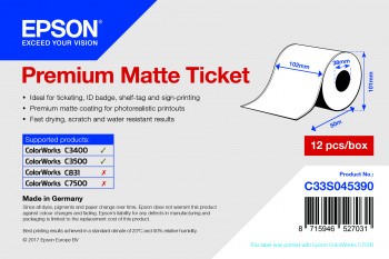 εικόνα για την κατηγορία Premium Matte Ticket Roll