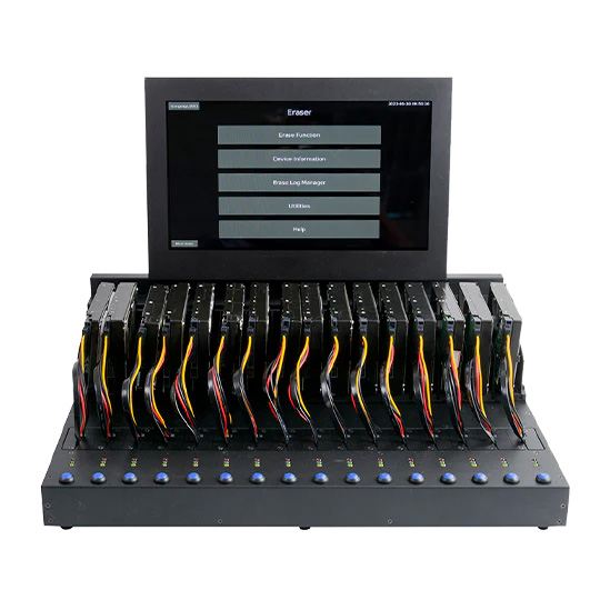 Bild von SAS/SATA Festplattenlöscher mit 16 Ports