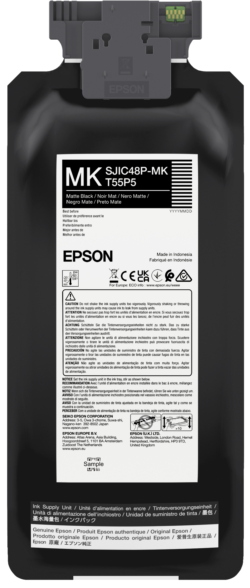 Pilt Epson ColorWorks C8000e Matt Black Ink Catridge